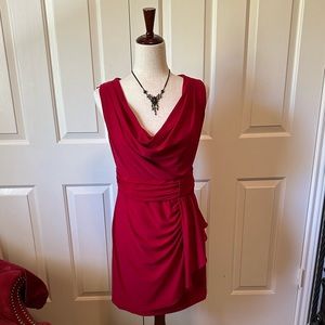 Roz and Ali | Red Occasion dress | Size 10 petite